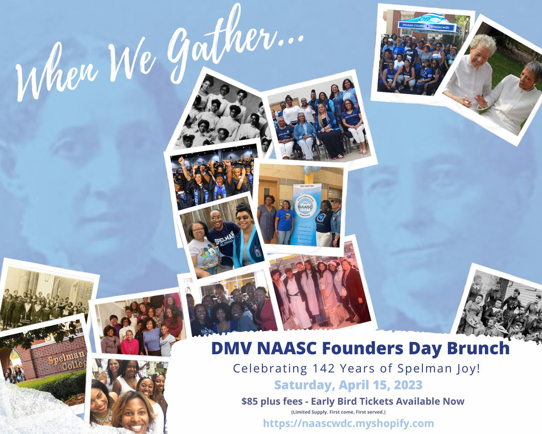 DMV NAASC Founders Day Brunch (Early Bird Ticket)